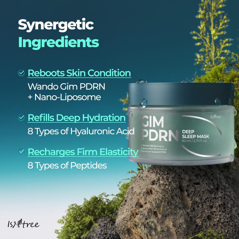Mascarilla de Sueño Profundo IsNtree 80ml - Hidratación y Elasticidad