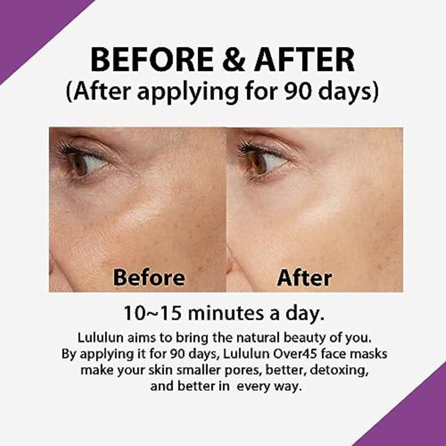 Mascarilla Facial Lululun Anti Envejecimiento 7 Piezas