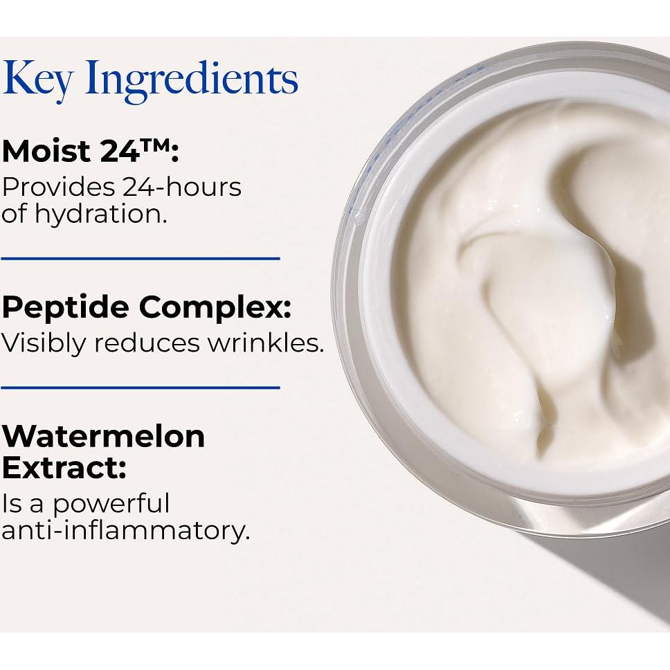 Crema Hidratante Facial Borghese 24h Algas Vitamina E 90g