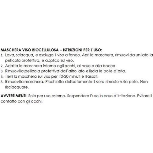 Mascarilla Facial Biocelulosa Coreana Life of Beauty con Colágeno y Carbón