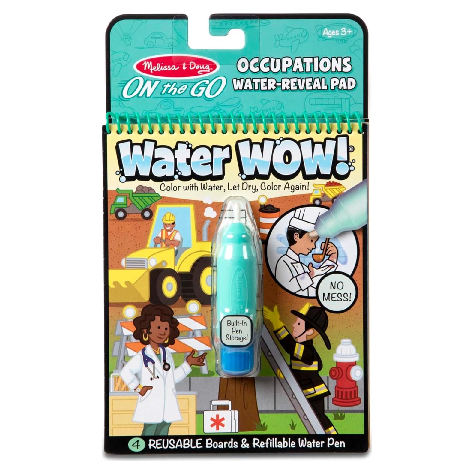 Melissa & Doug Water Wow! Bloc Ocupaciones Reutilizable
