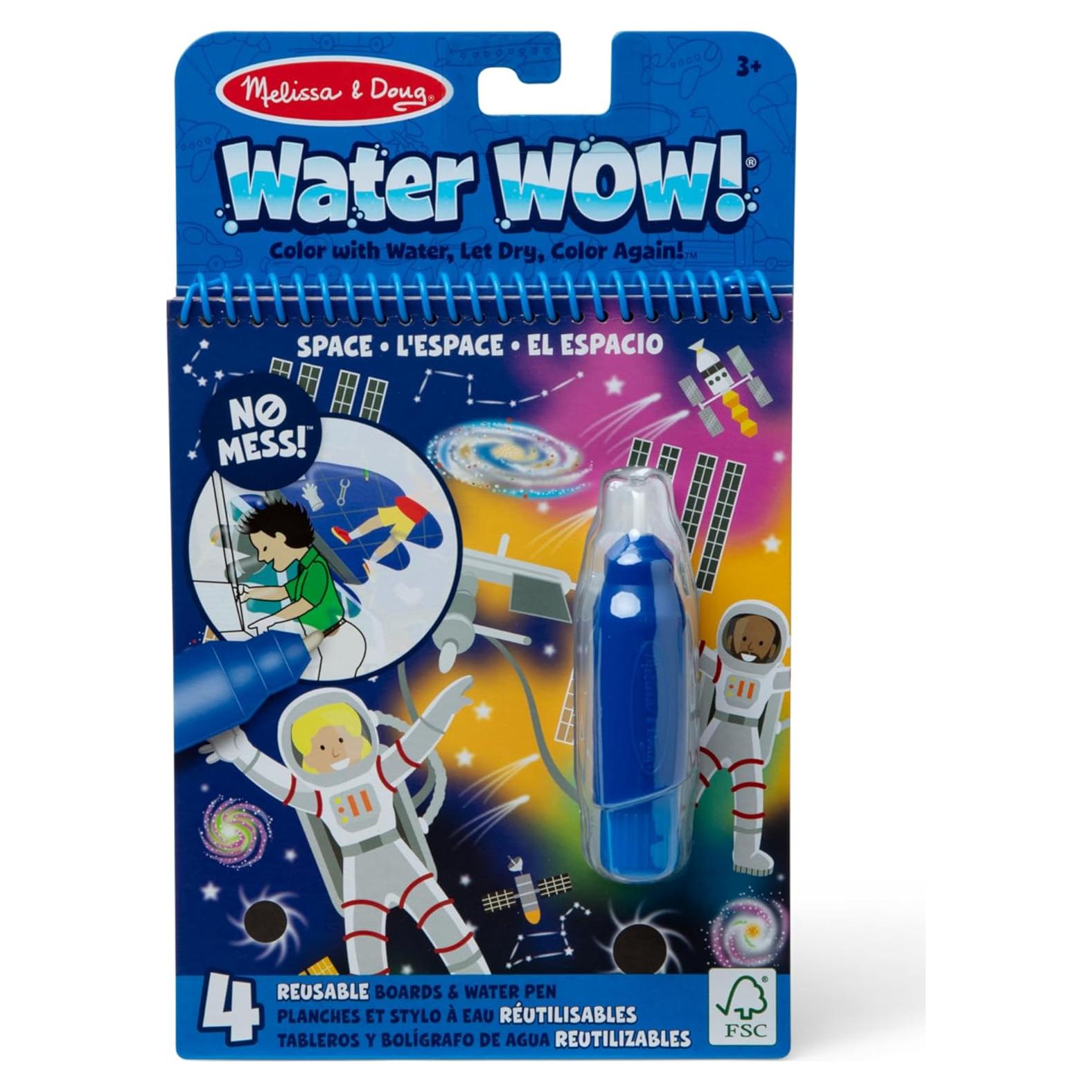Melissa & Doug Almohadilla de Actividad Espacial 4 Páginas