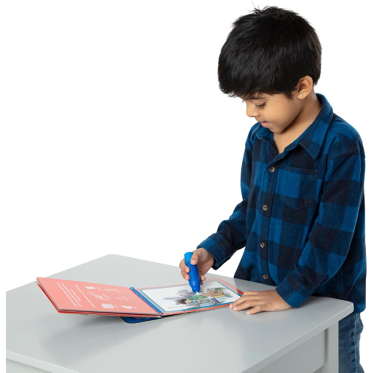 Melissa & Doug Almohadilla de Actividad Espacial 4 Páginas