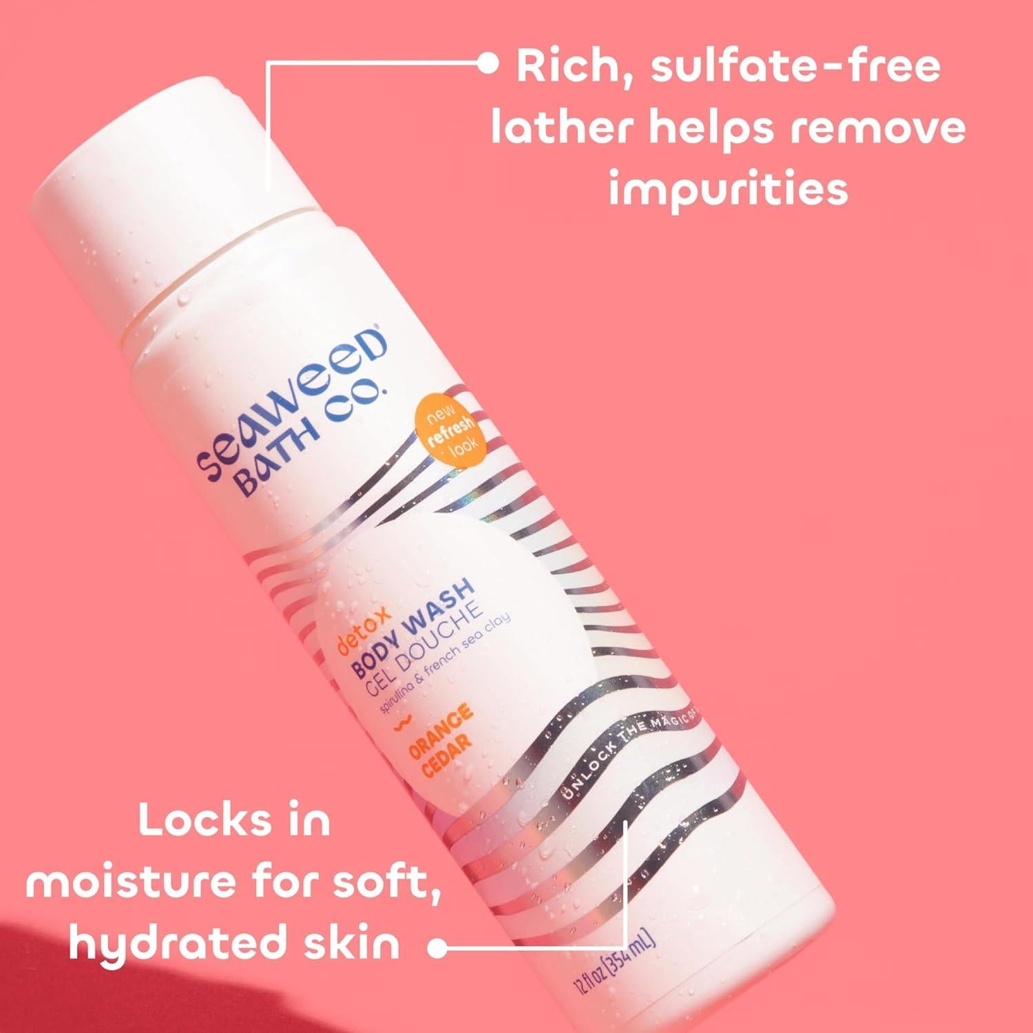 Gel de Ducha Detox Seaweed Bath Co. 340g Cedro Naranja