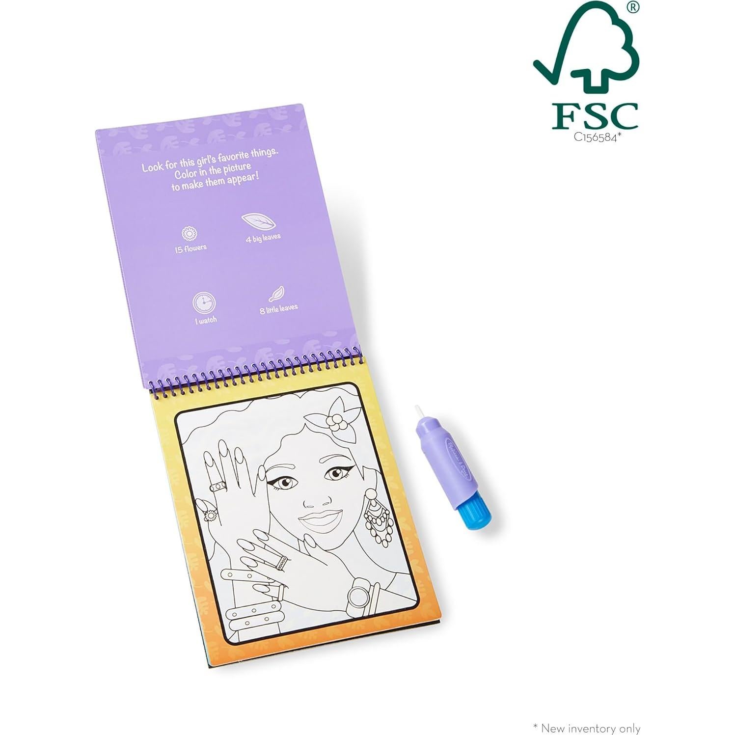 Melissa & Doug Water Wow! Libro de Actividades Reutilizable