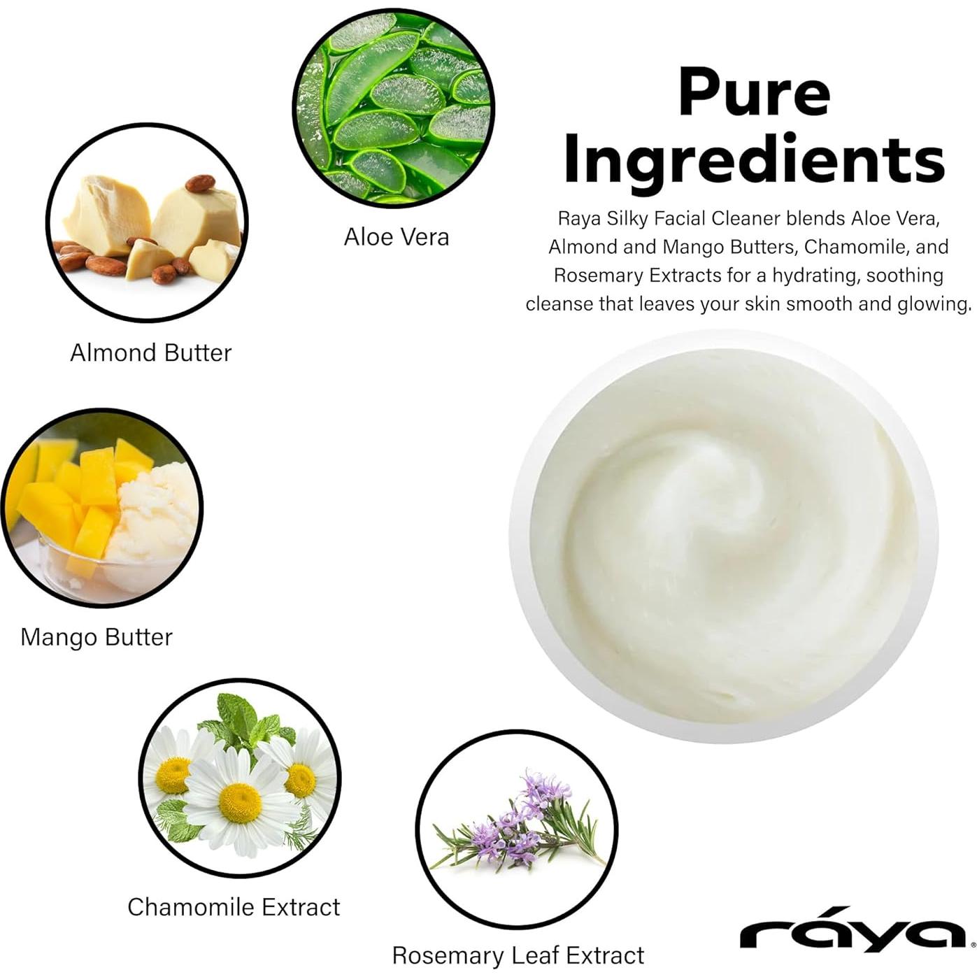 Limpiador Facial Hidratante Raya R-114 con Manzanilla 123g