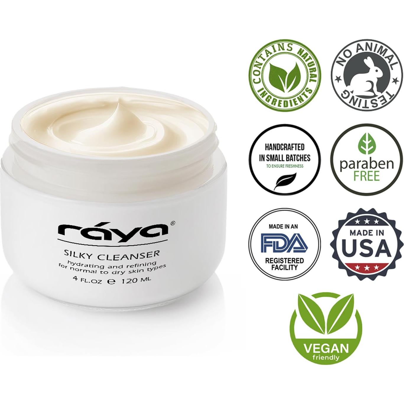 Limpiador Facial Hidratante Raya R-114 con Manzanilla 123g