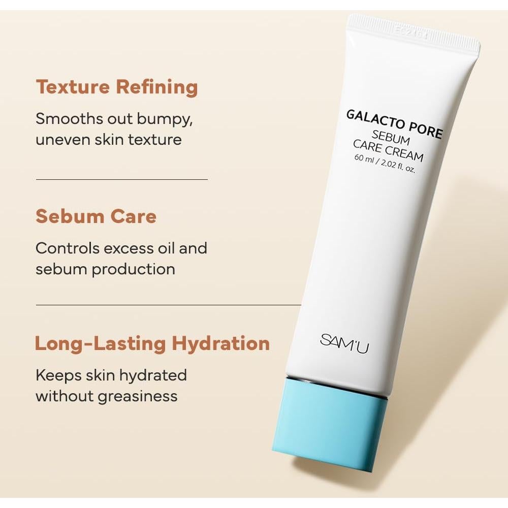 Crema Hidratante Facial Sam'u Galacto Pore 59.8 ml con Retinol