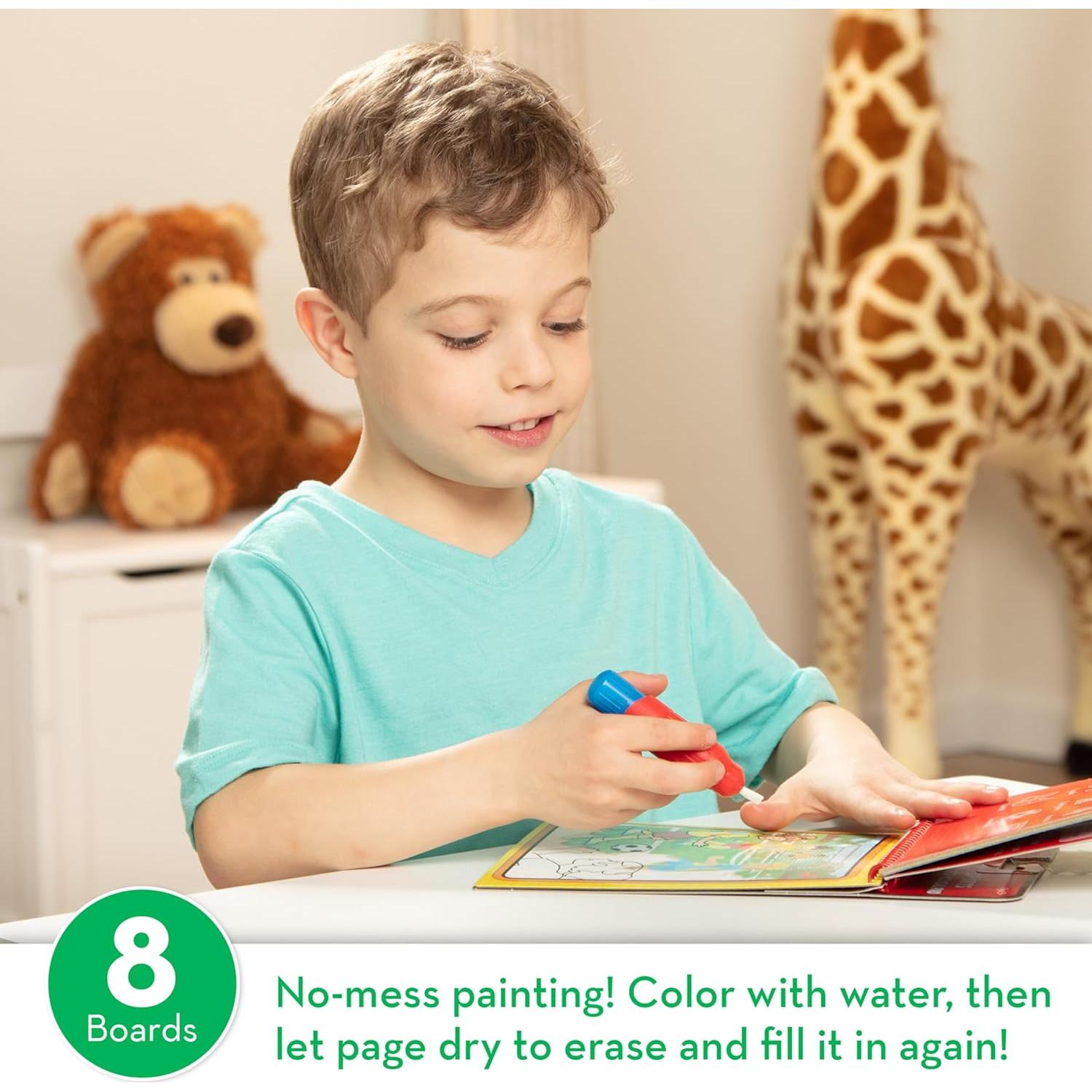 Melissa & Doug Water Wow! Bloc de Colorear Reutilizable - Deportes