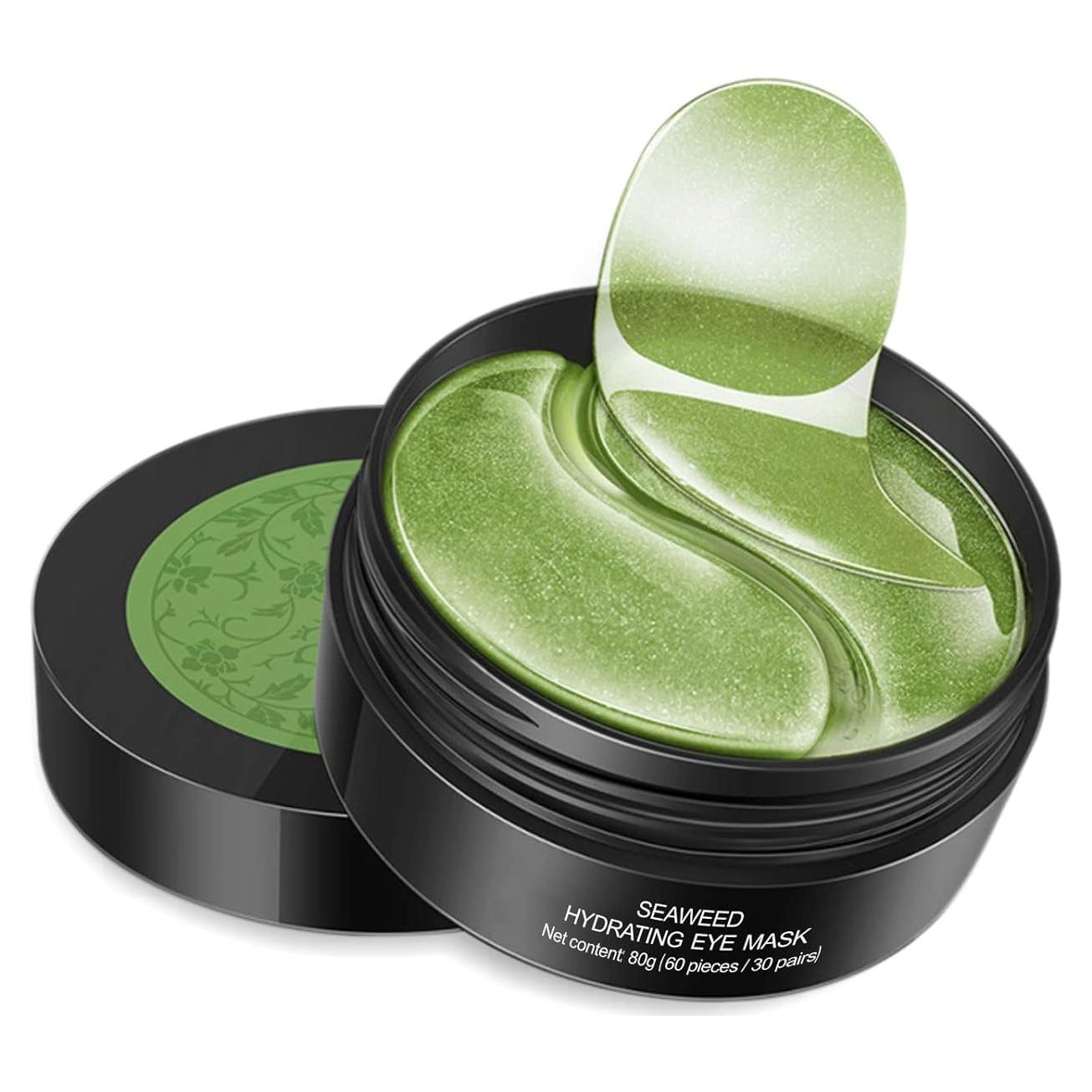 Mascarillas para Ojos de Algas Marinas YiJiaBa - 30 Pares Hidratantes