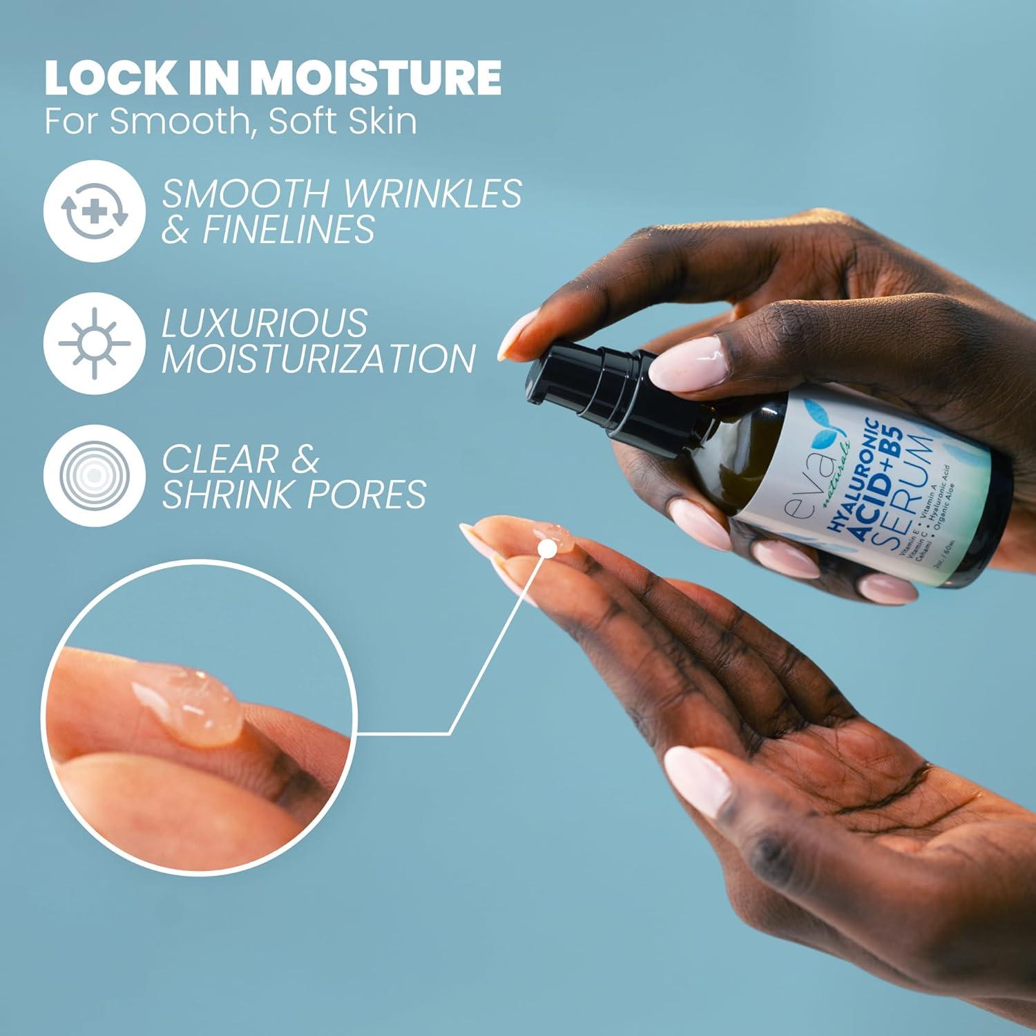 Suero Hidratante Ácido Hialurónico + B5 Eva Naturals 56.7g