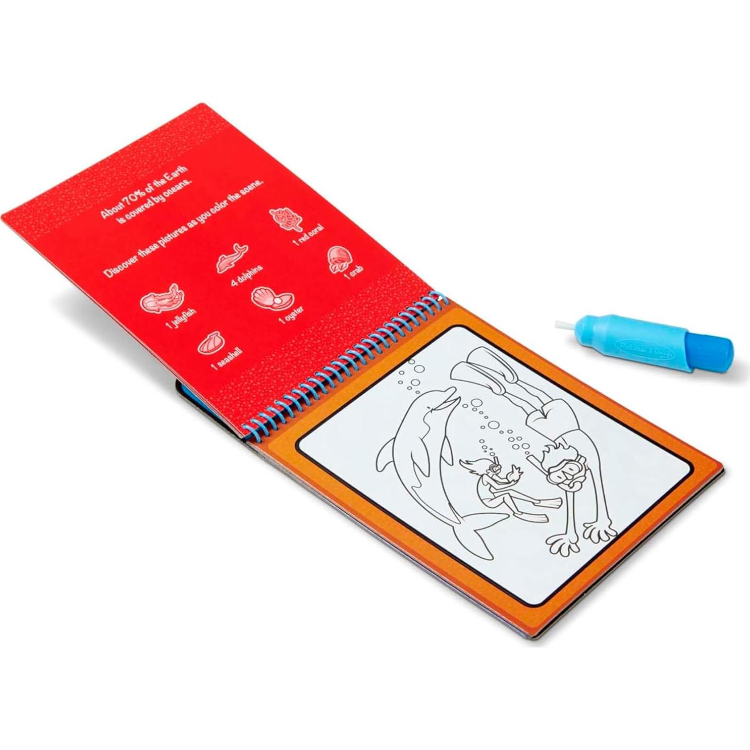 Melissa & Doug Water Wow! Bloc Aventura Reutilizable 4 Páginas