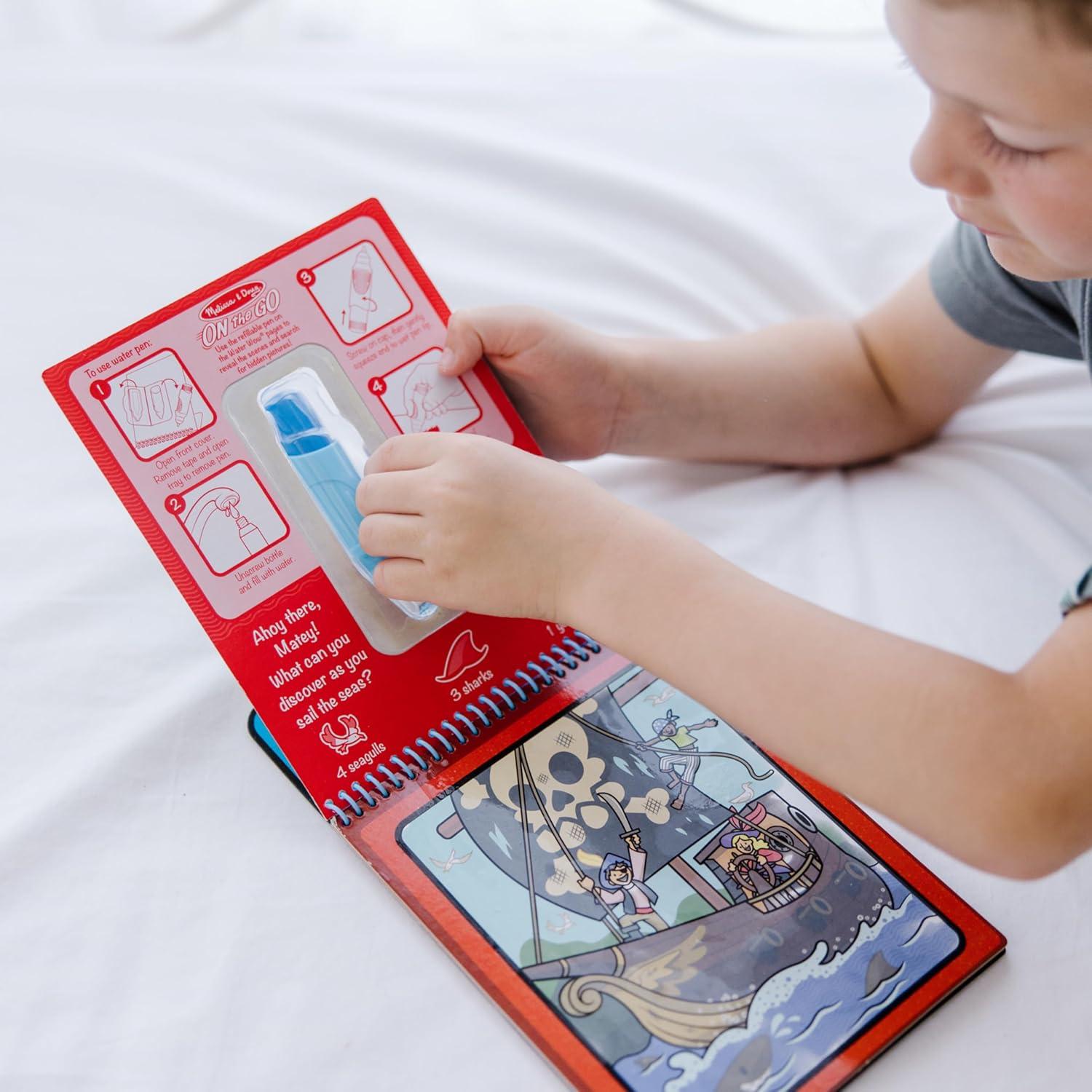 Melissa & Doug Water Wow! Bloc Aventura Reutilizable 4 Páginas