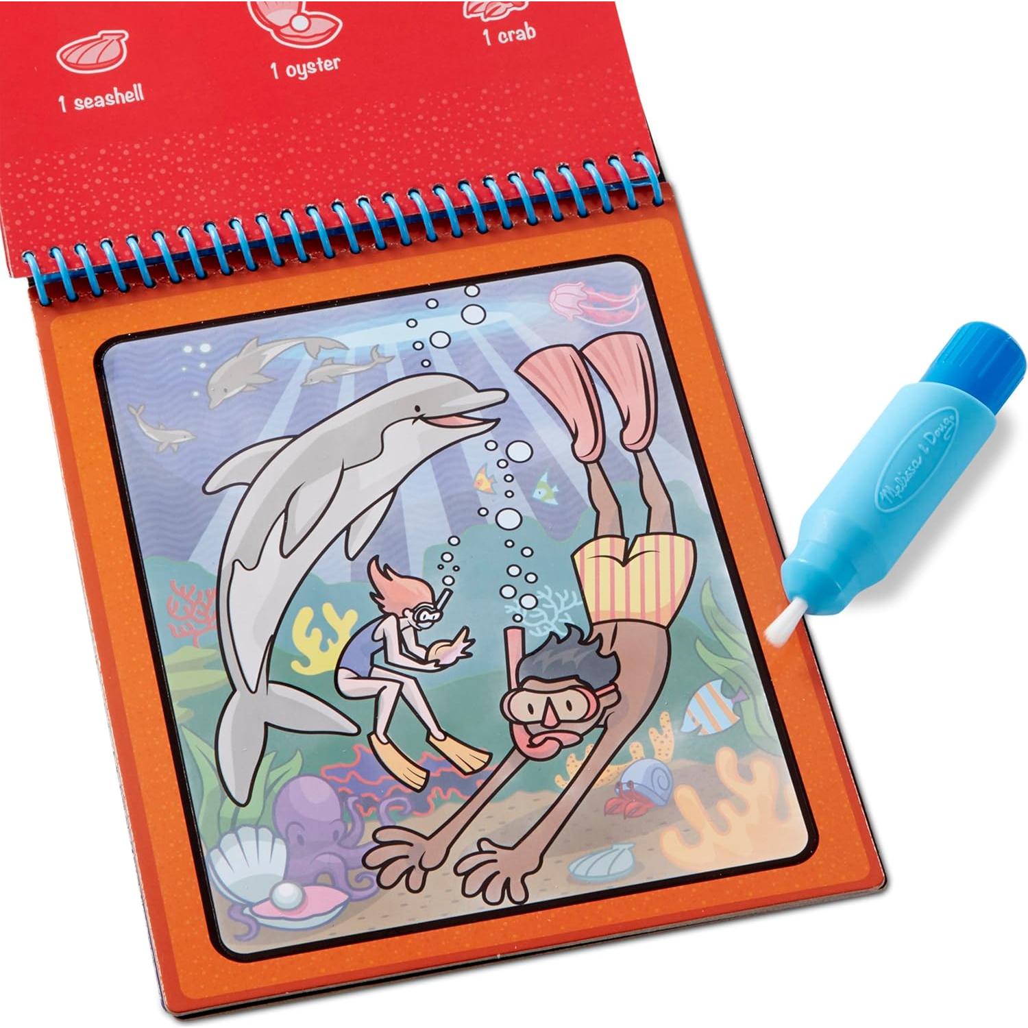 Melissa & Doug Water Wow! Bloc Aventura Reutilizable 4 Páginas