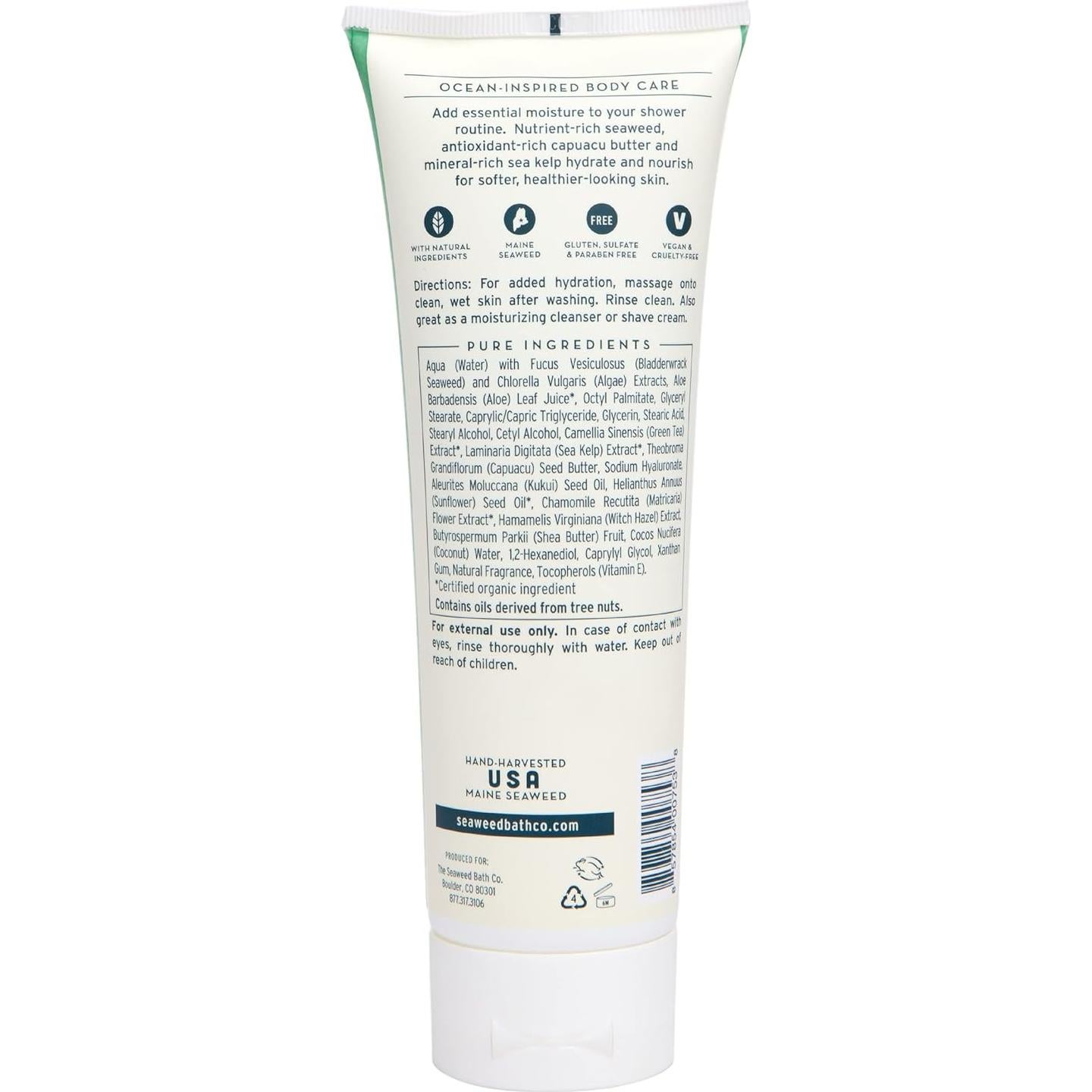 Acondicionador Corporal Hidratante en Ducha The Seaweed 227g Coco