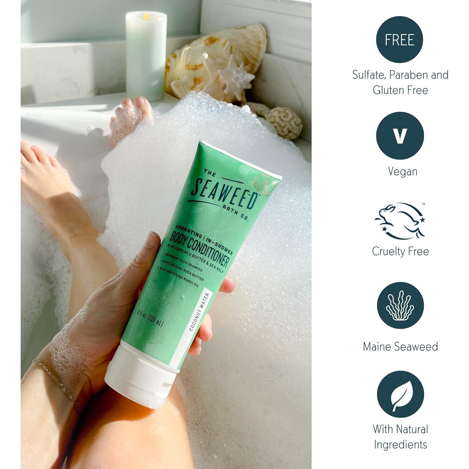 Acondicionador Corporal Hidratante en Ducha The Seaweed 227g Coco