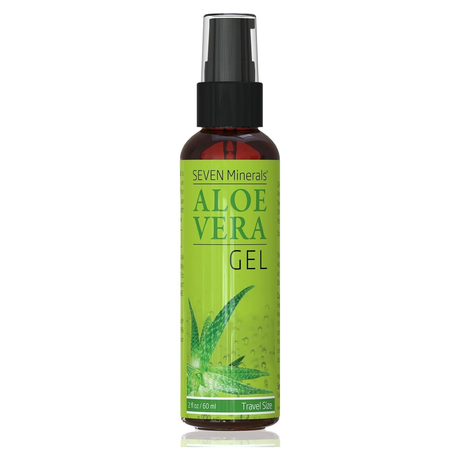 Gel de Aloe Vera Orgánico Seven Minerals 56.7g - Sin Fragancia