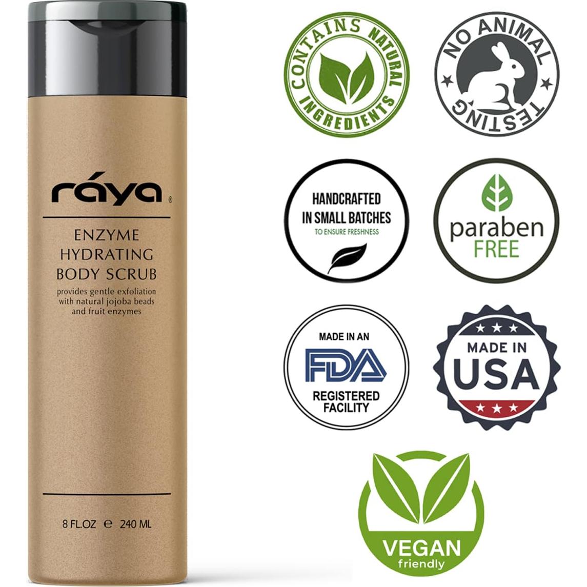 Exfoliante Corporal Hidratante RAYA 227 ml Aroma Piña