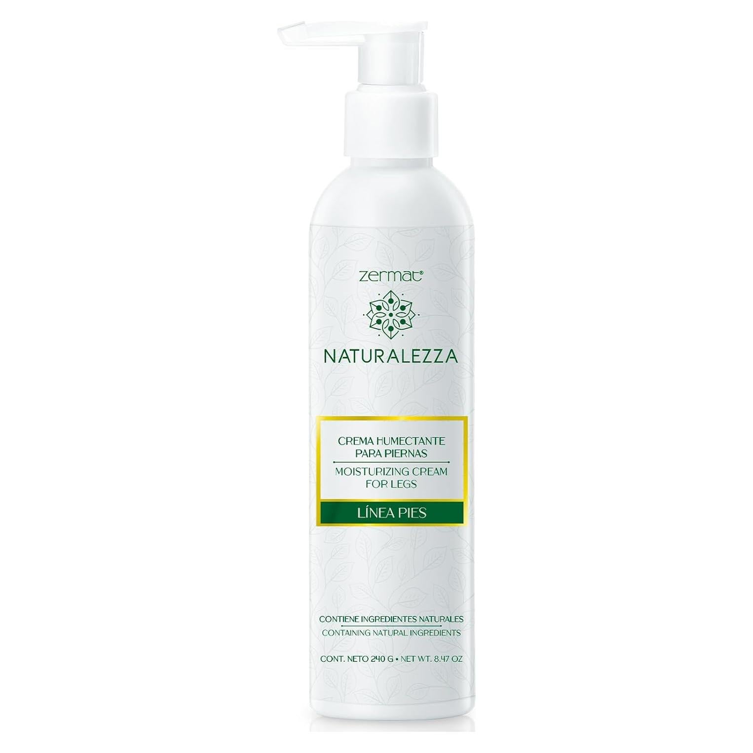 Crema Hidratante para Piernas Zermat Naturalezza 240 g