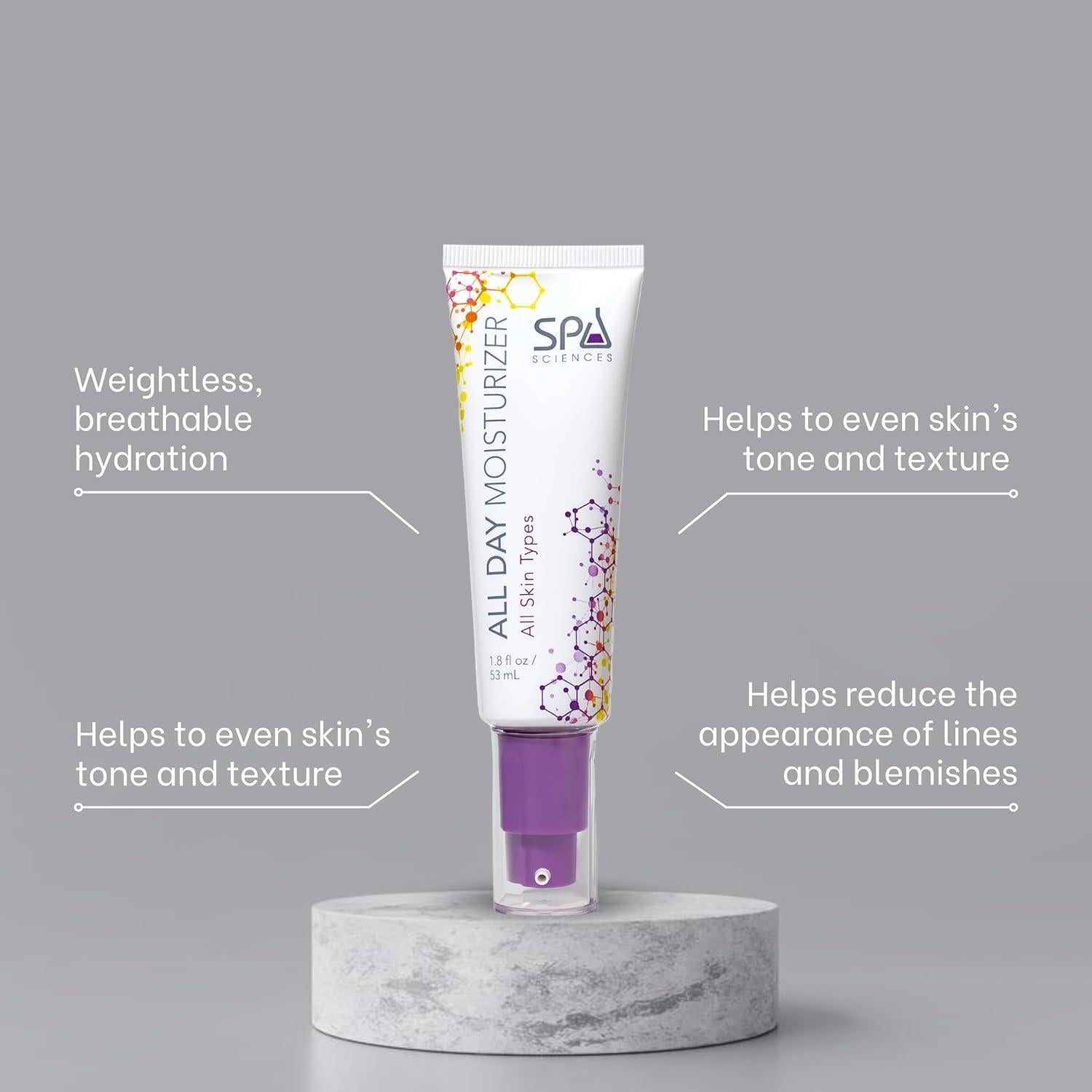 Hidratante Todo el Día Spa Sciences 51g - Vegano y Ligero