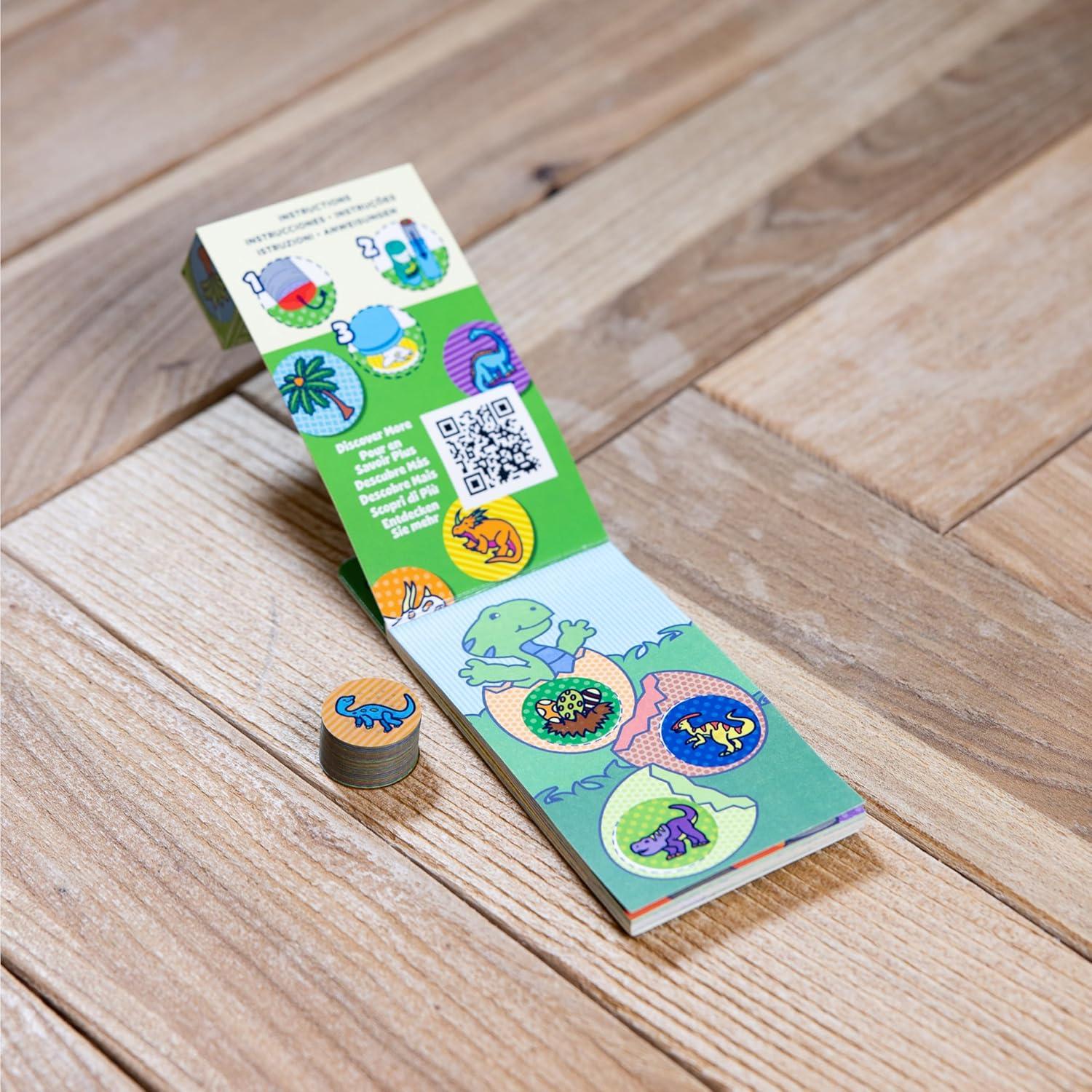 Mini Pad de Actividad Melissa & Doug + 200 Stickers Dinosaurios