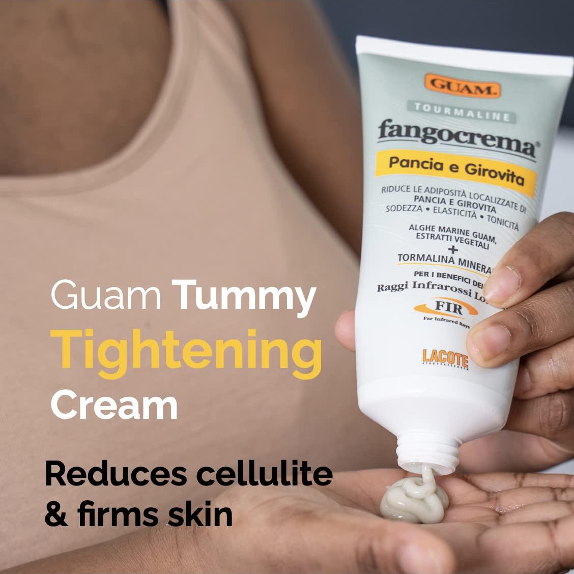 Crema Anticelulitis Guam para Abdomen 150 ml con Turmalina Negra