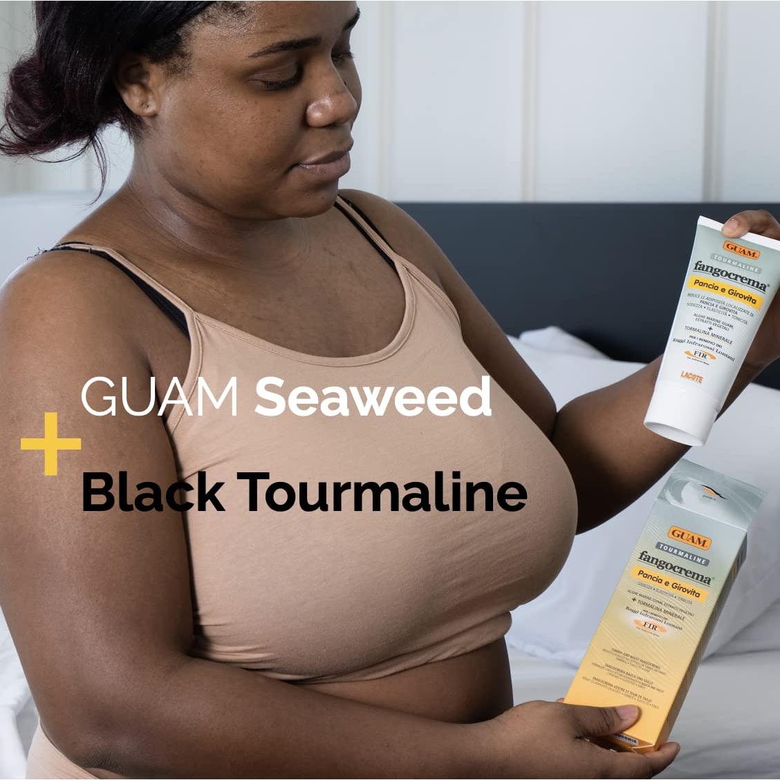 Crema Anticelulitis Guam para Abdomen 150 ml con Turmalina Negra