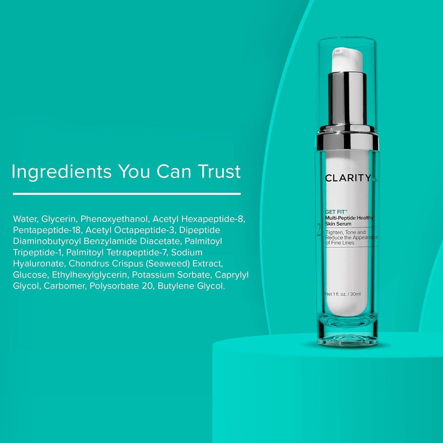 Suero Antienvejecimiento ClarityRx Get Fit 29.57 ml