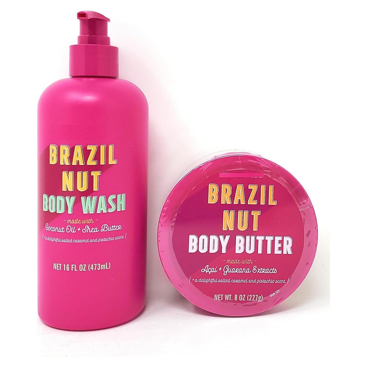 Gel de Ducha y Manteca Corporal Nuez de Brasil 2 Unidades