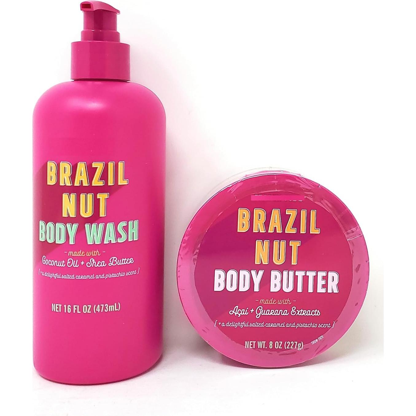 Gel de Ducha y Manteca Corporal Nuez de Brasil 2 Unidades