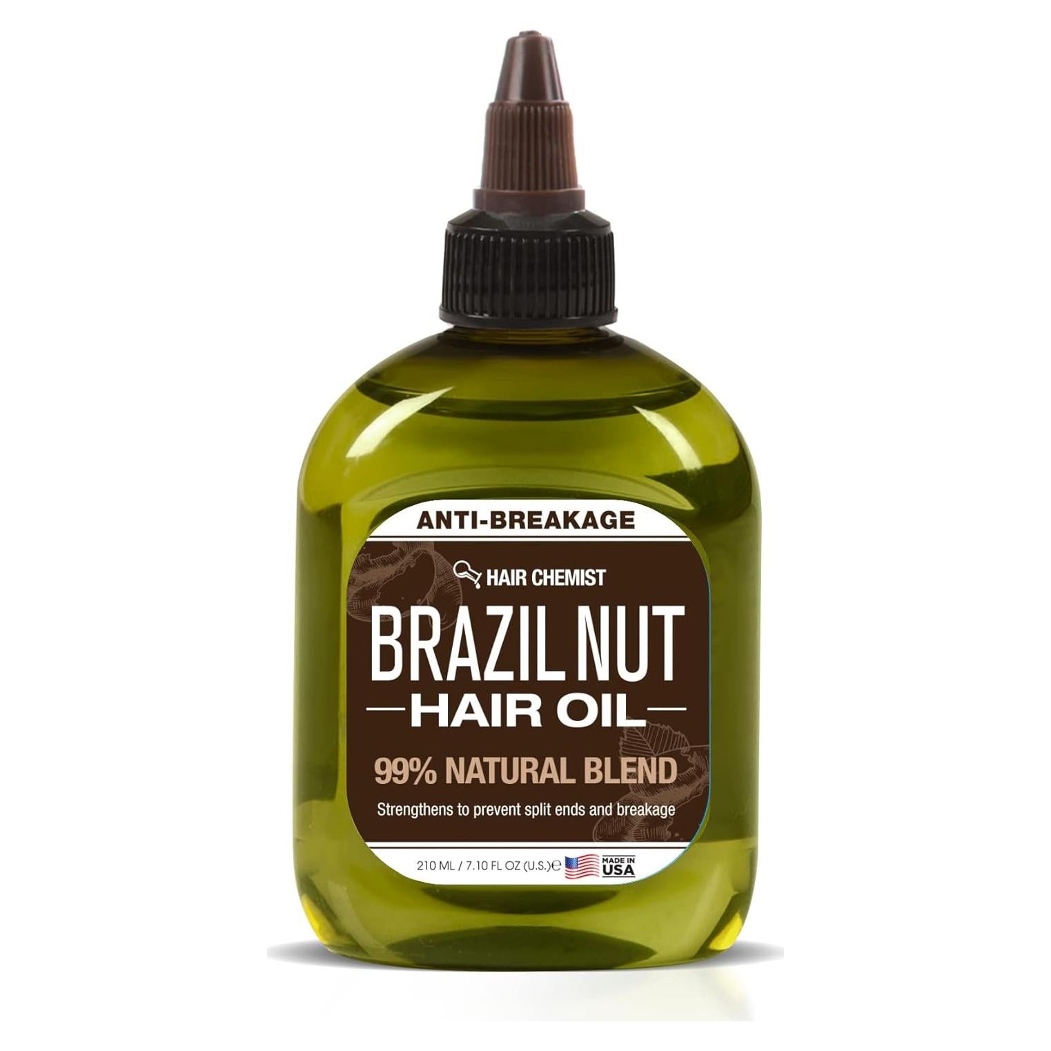 Aceite para Cabello 99% Natural Fisk - Nuez de Brasil 200g