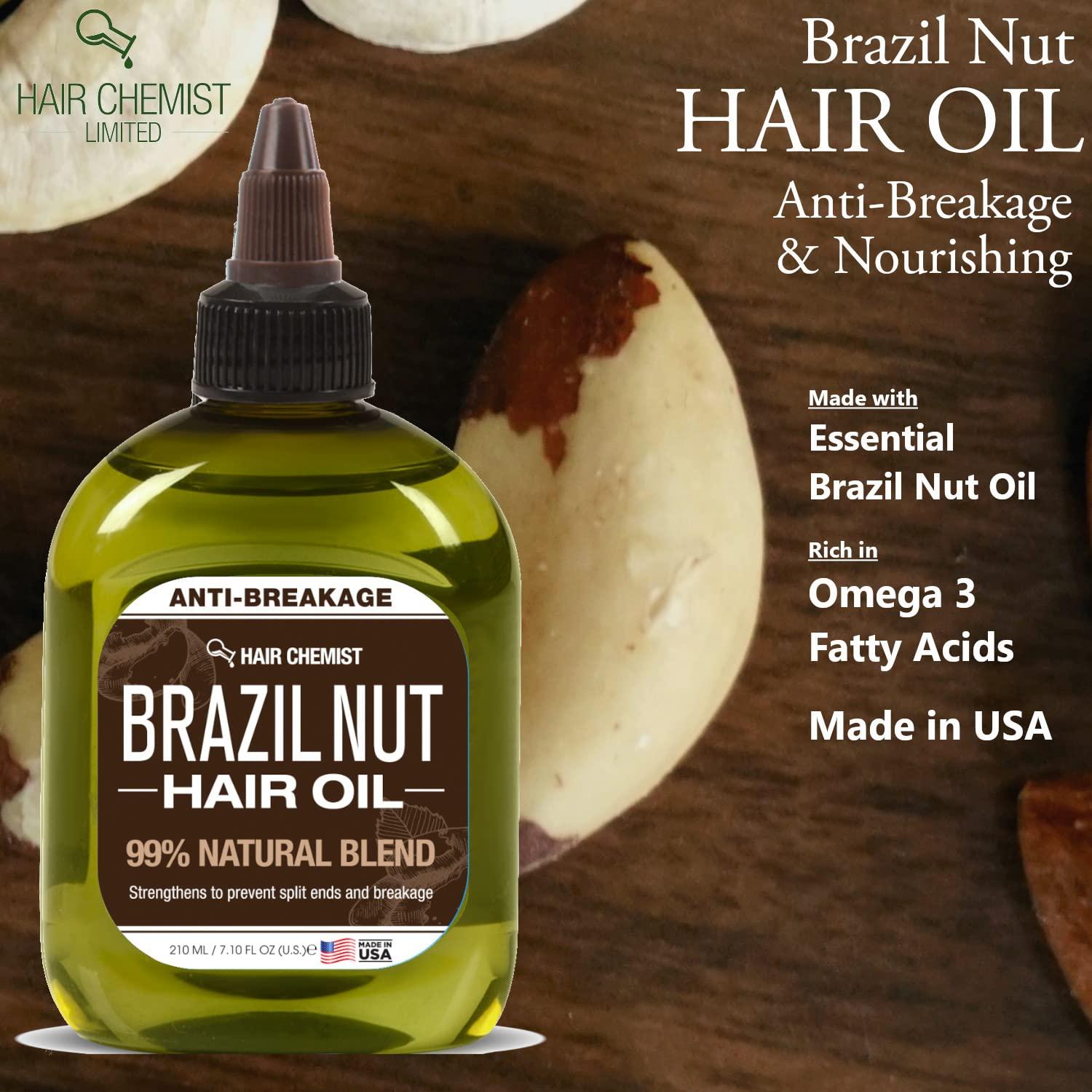 Aceite para Cabello 99% Natural Fisk - Nuez de Brasil 200g