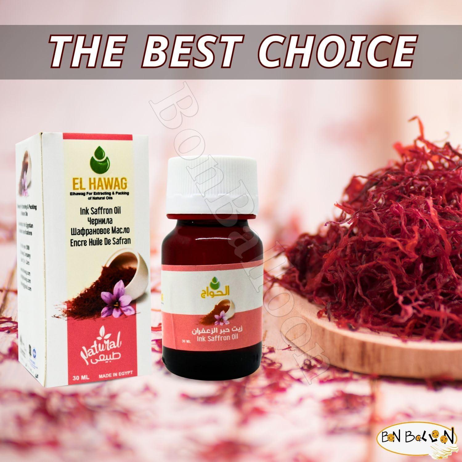 Aceite de Azafrán Puro El Hawag 30 ml Hidratante Natural