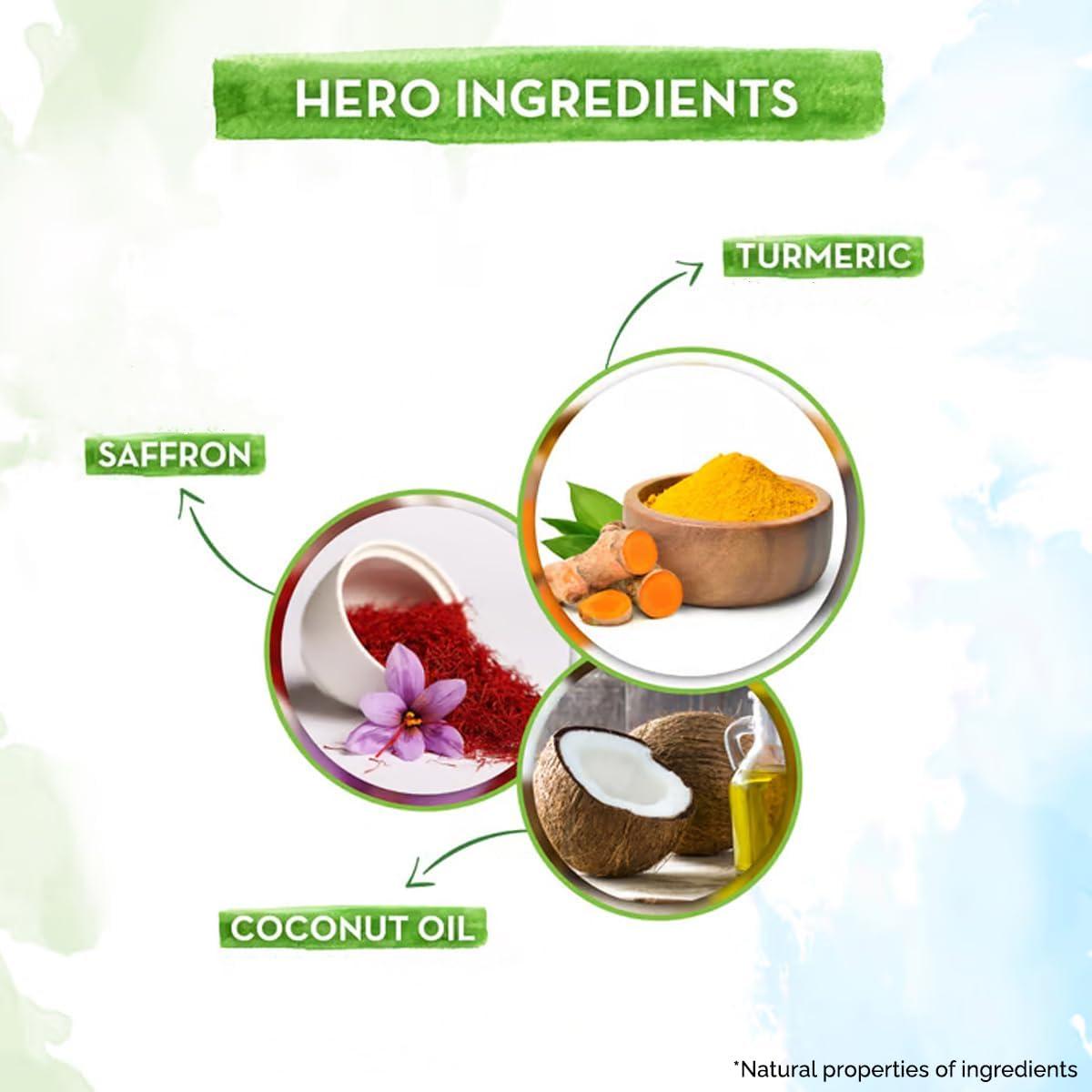 Kit Facial Mamaearth Ubtan 3 en 1: Limpiador, Exfoliante y Mascarilla