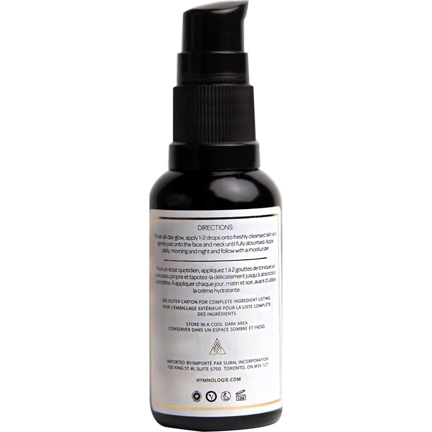 Sérum Facial Tónico Brillante Hymnologie 30ml - Hidratante y Nutritivo