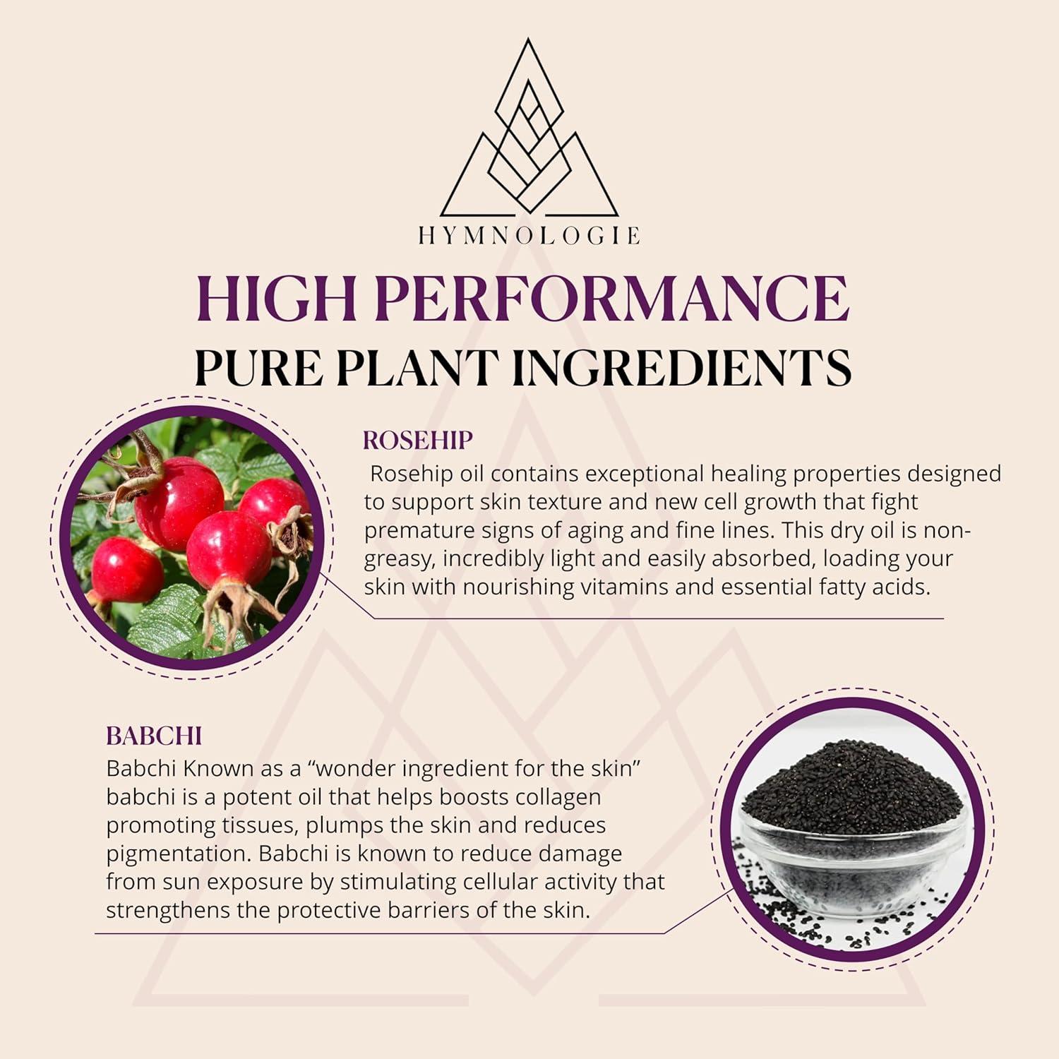 Sérum Facial Tónico Brillante Hymnologie 30ml - Hidratante y Nutritivo