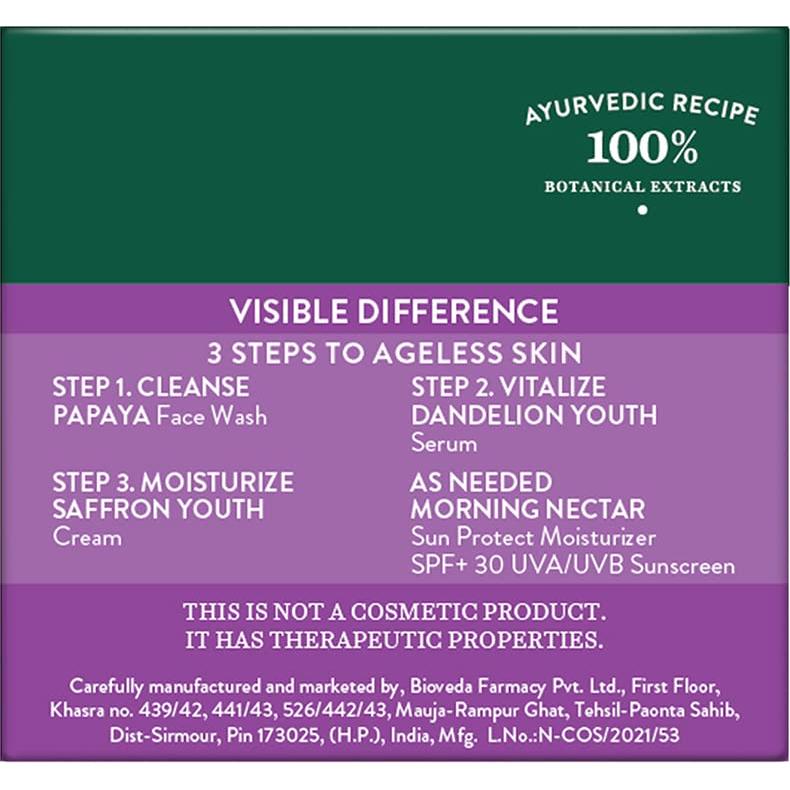 Crema Facial y Corporal Biotique Saffron Dew 50g Hidratante