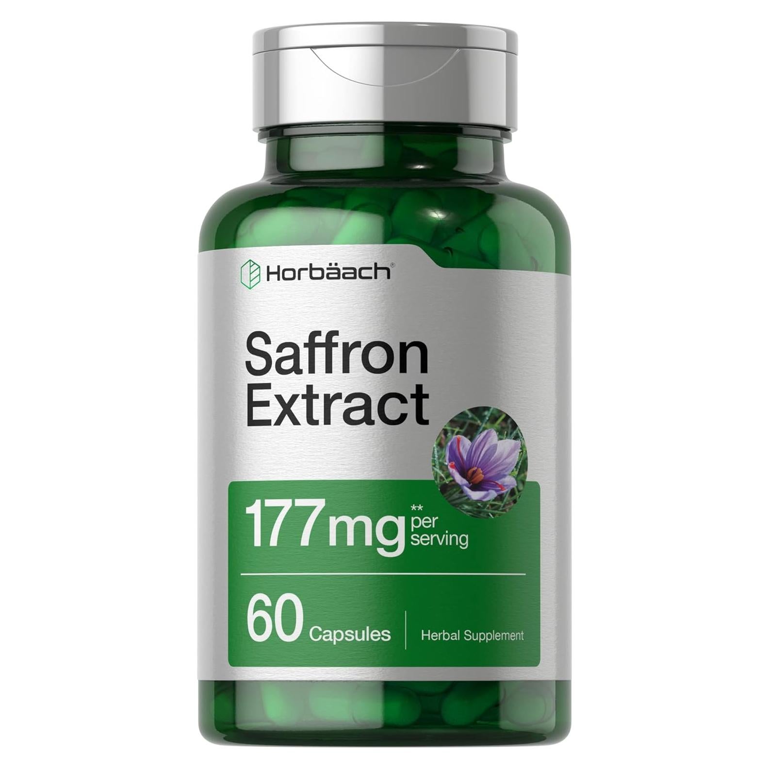 Cápsulas de Extracto de Azafrán Horbaach 177 mg 60 Unidades