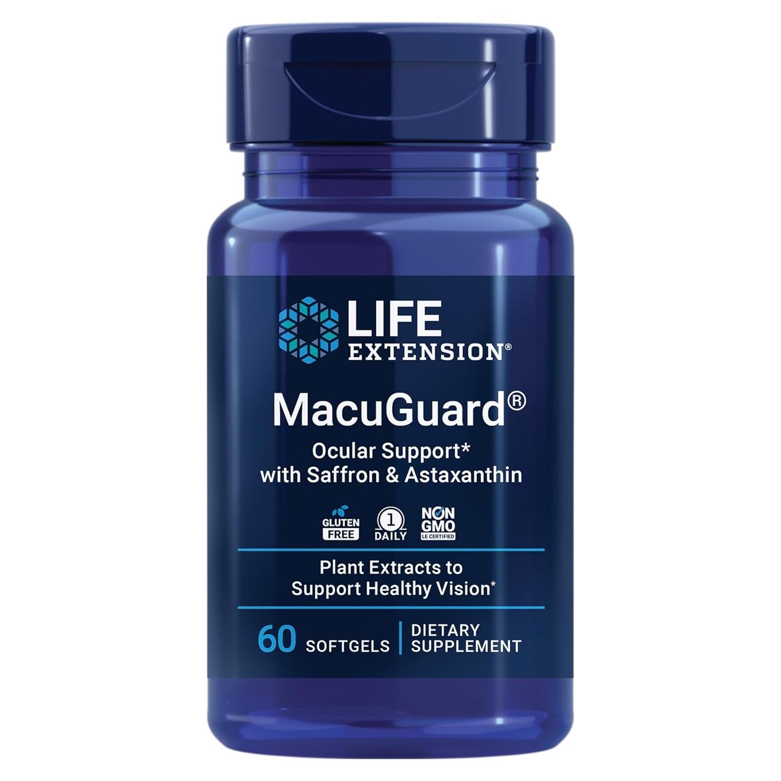 Suplemento Ocular Life Extension MacuGuard 60 Gelatinas Blandas