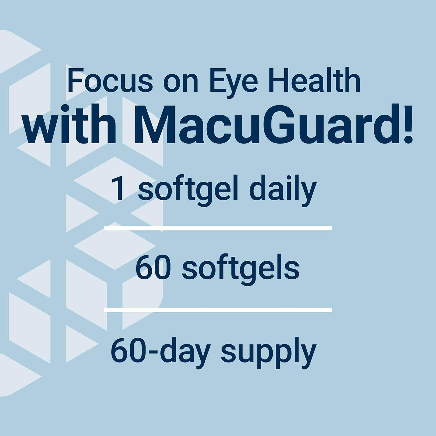 Suplemento Ocular Life Extension MacuGuard 60 Gelatinas Blandas