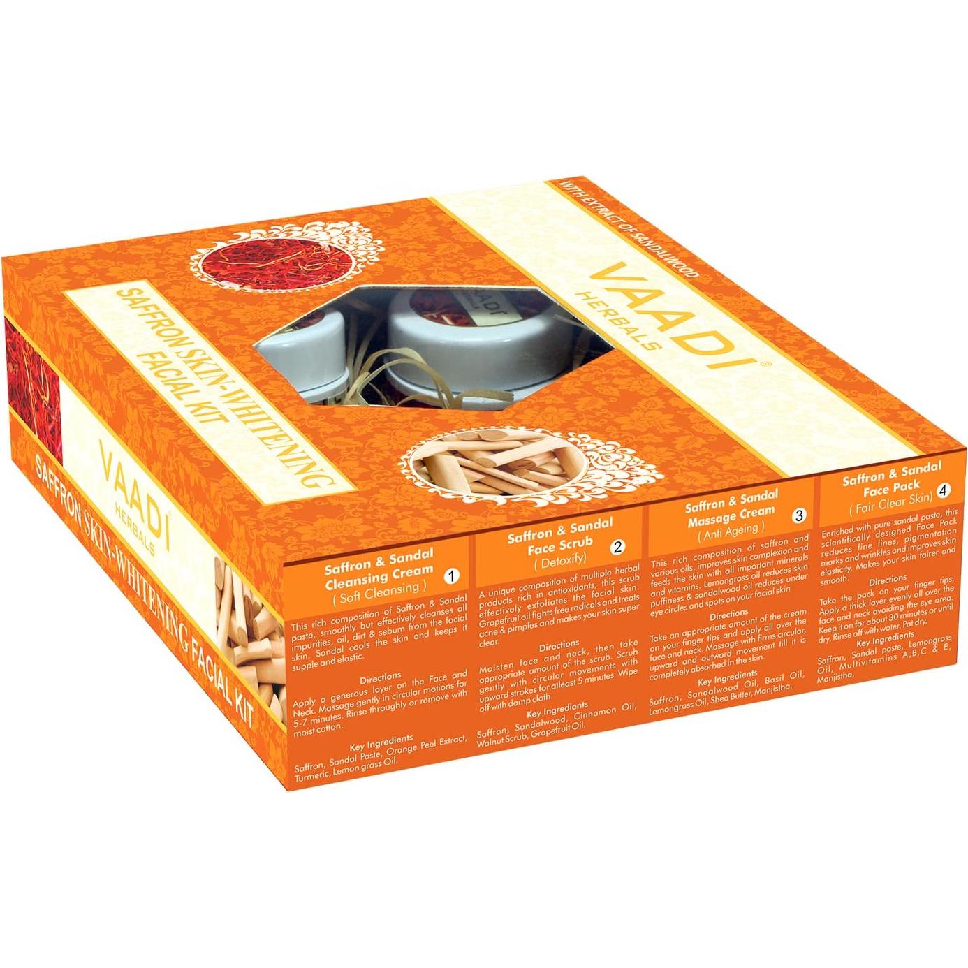 Kit Facial Vaadi Herbals - Azafrán y Sándalo - 70g