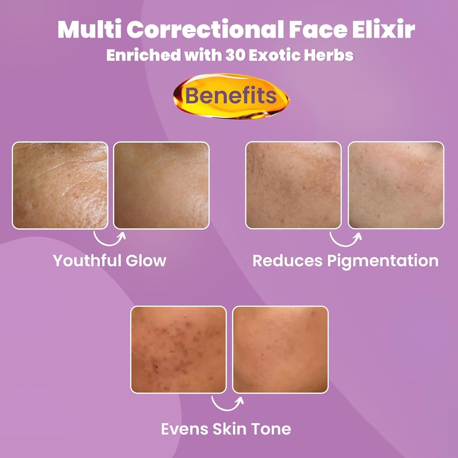 Elixir Facial Multi-Corrector Orgánico Wild Oak 75g - Kumkumadi