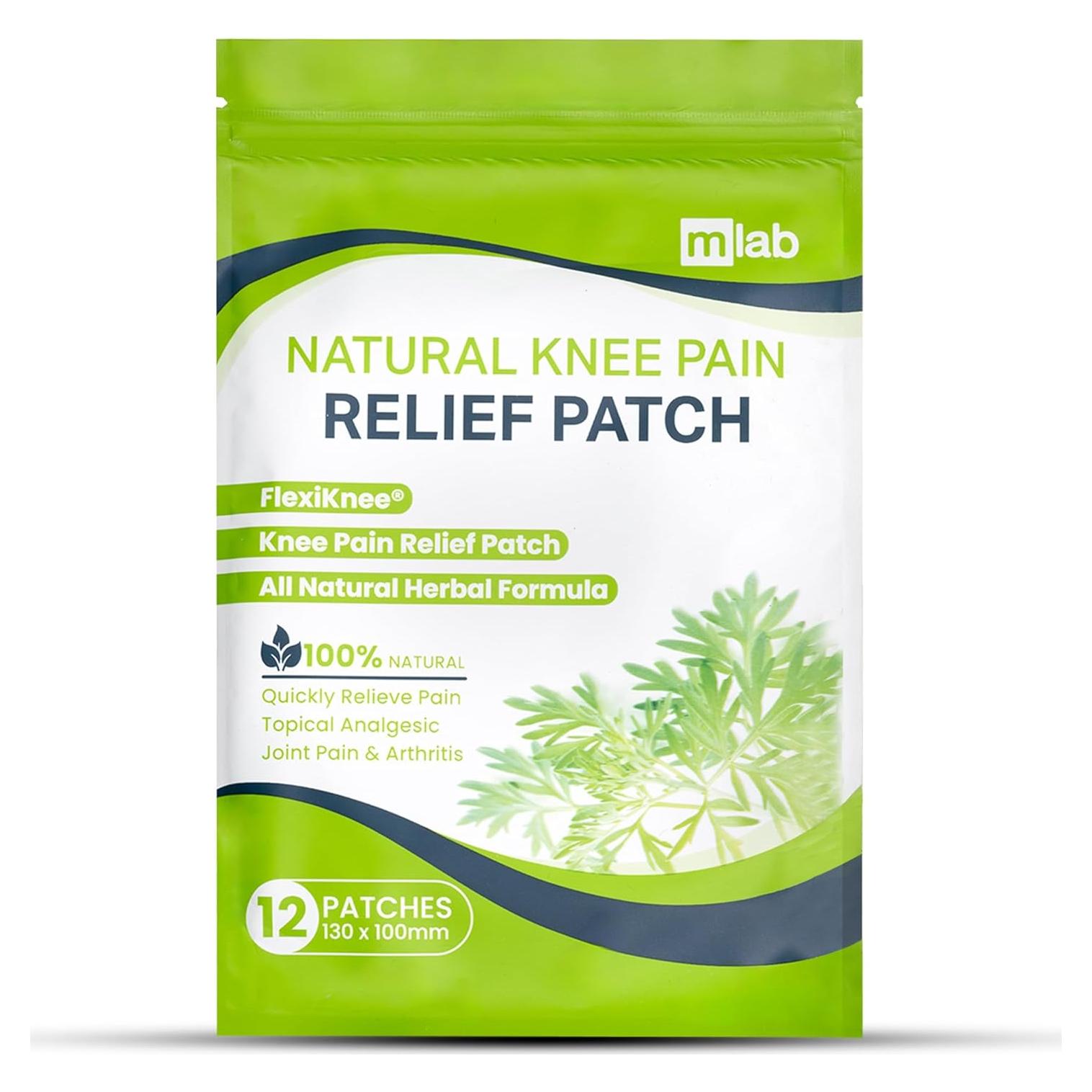 Parches Herbales para Rodillas Flexiknee - Alivio Natural 12 Parches