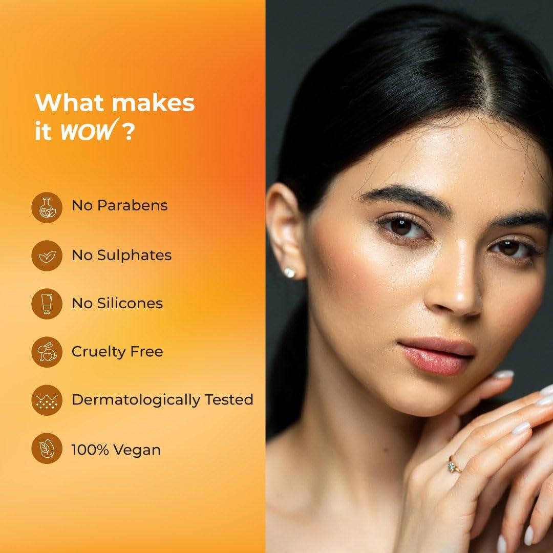 WOW Ubtan Lavado Facial 100 mL - Sin Sulfatos ni Parabenos