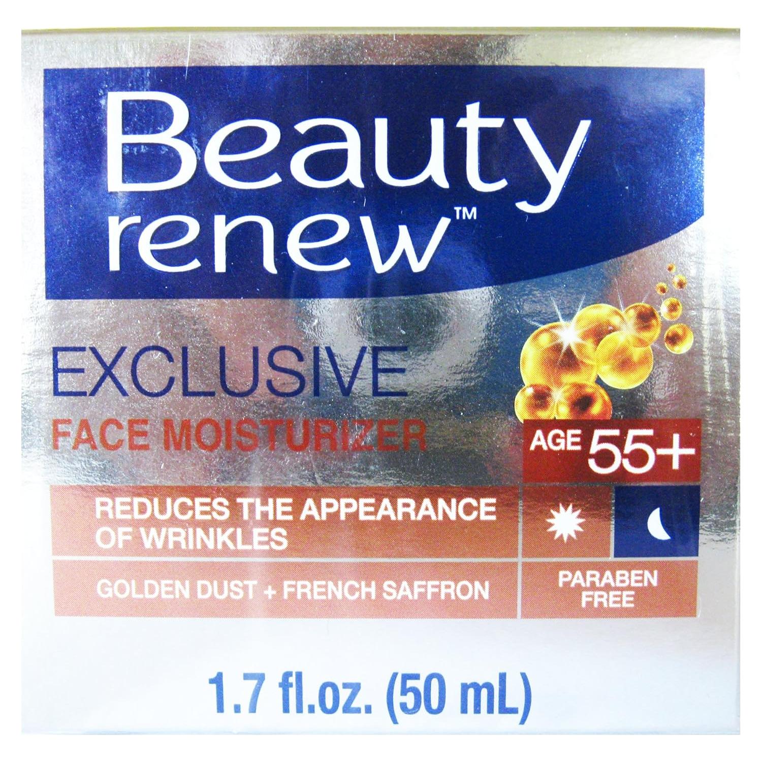 Crema de Día y Noche Beauty Renew 55+ 50 ml con Azafrán
