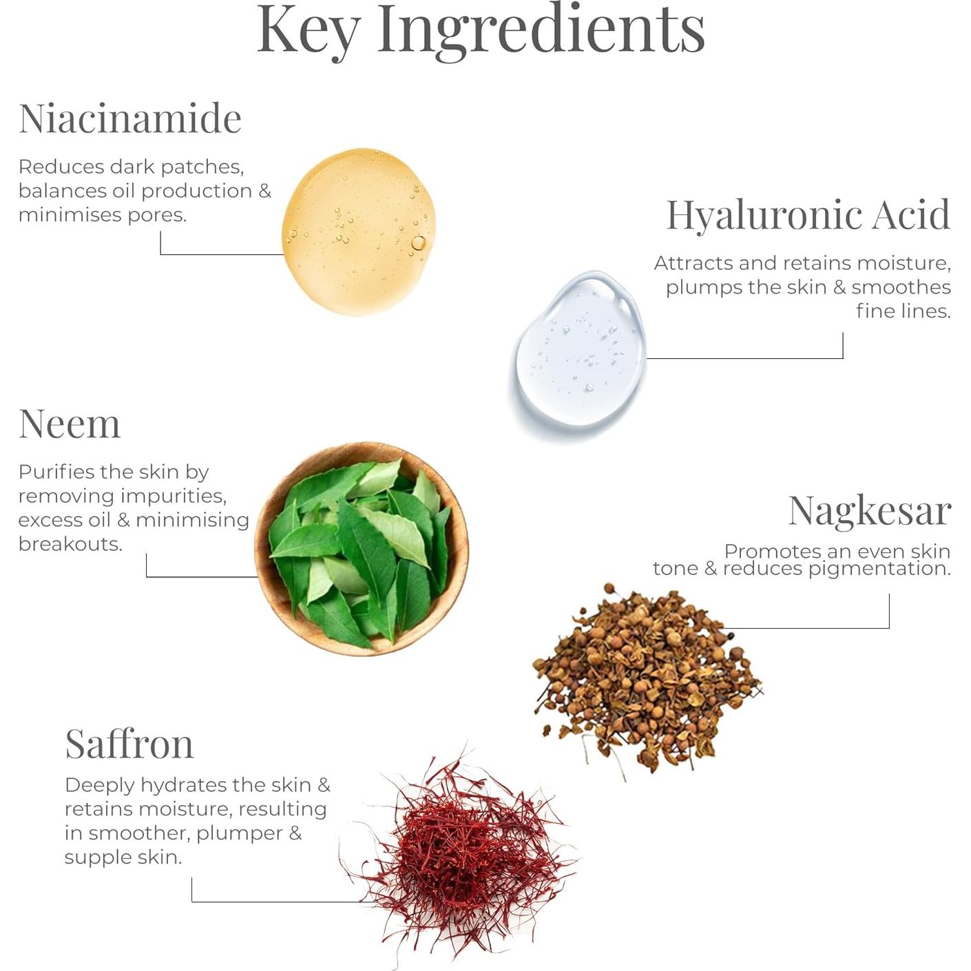 Limpiador Facial Delicado Forest Essentials Azafrán y Neem 50ml