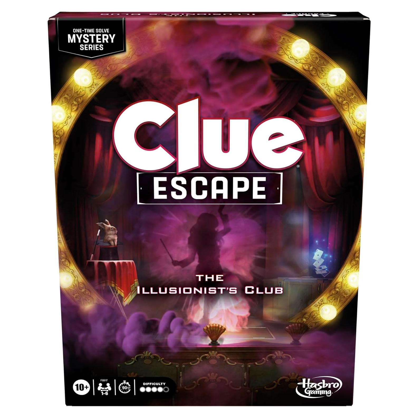 Clue Escape Hasbro El Club del Ilusionista Juego Familiar