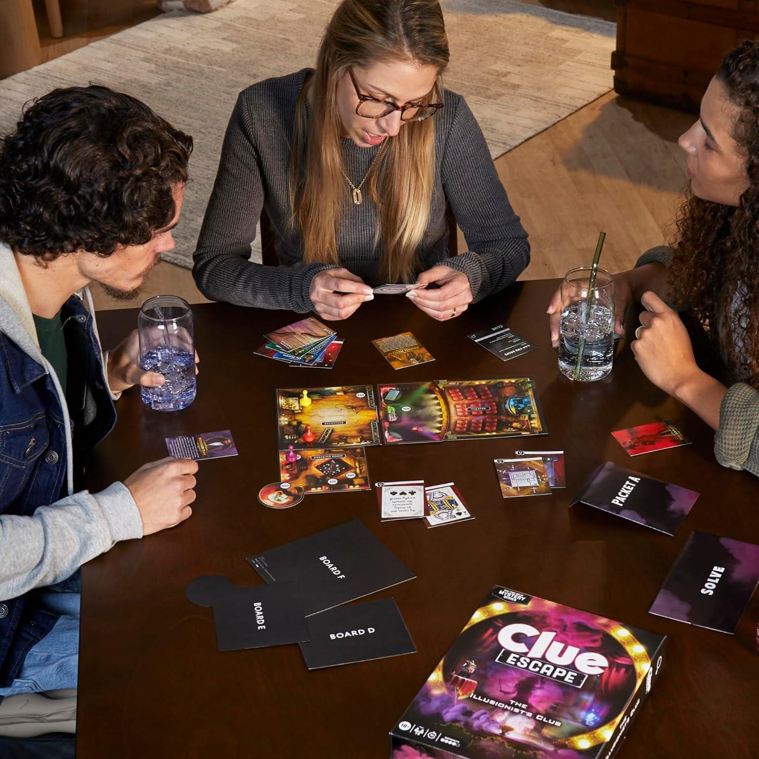 Clue Escape Hasbro El Club del Ilusionista Juego Familiar