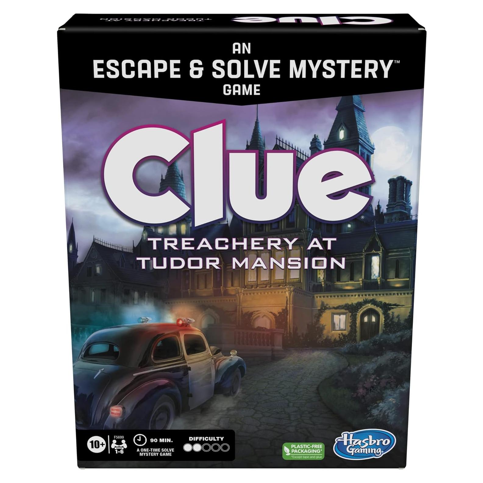 Juego de Mesa Clue Hasbro Traición en la Mansión Tudor