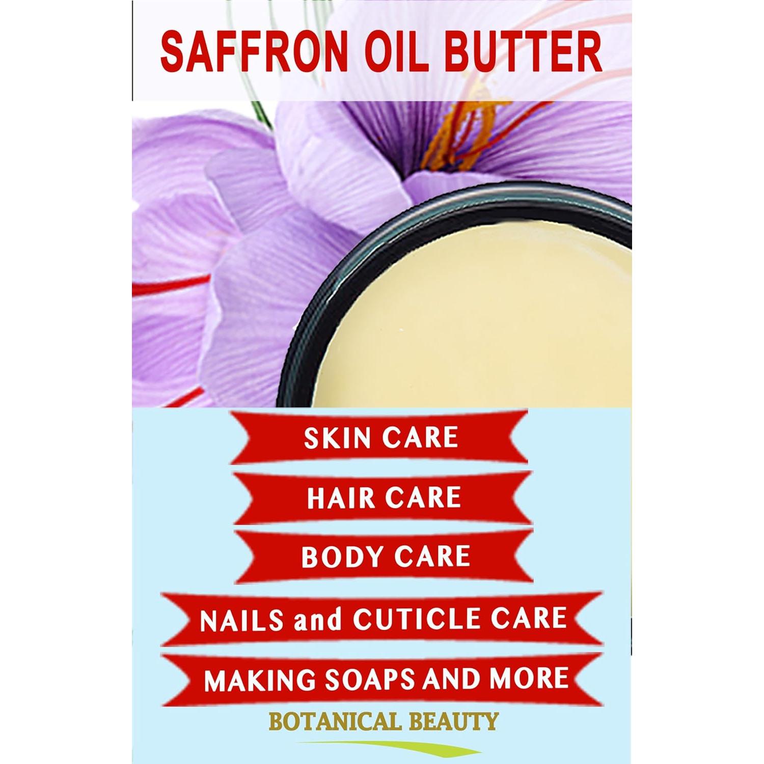 Mantequilla de Aceite de Azafrán Botánico 236.6 ml - Hidratante Natural